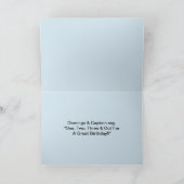 Domingo Verjaardag Kaart (Binnen)