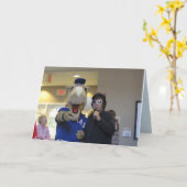 Domingo Verjaardag Kaart (Gele Bloem)