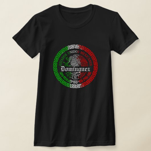 Domínguez Achternaam México embleem shirt (Laagn)