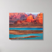 Dominguez Butte & Lake Powell, Utah Canvas Afdruk (Voorkant)