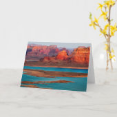 Dominguez Butte & Lake Powell, Utah Kaart (Gele Bloem)