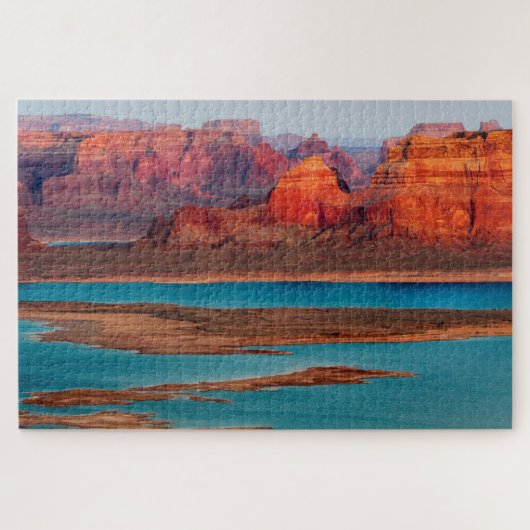 Dominguez Butte & Lake Powell, Utah Legpuzzel (Horizontaal)