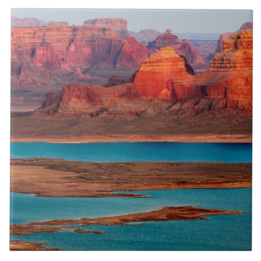 Dominguez Butte & Lake Powell, Utah Tegeltje (Voorkant)