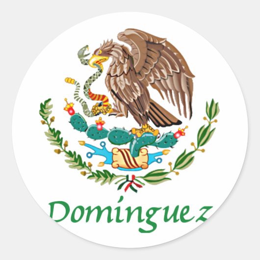 Domínguez Mexicaanse nationale zegel (Voorkant)