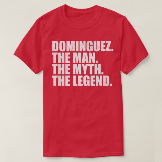 DominguezDominguez Achternaam Dominguez Achternaam T-shirt (Design voorkant)