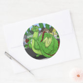 Dominic Dragon Ronde Sticker (Envelop)