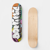 Dominic Graffiti aangepast skateboard (Voorkant)