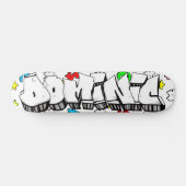 Dominic Graffiti aangepast skateboard (Horizontaal)