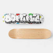 Dominic Graffiti aangepast skateboard (Horizontaal)