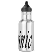 Dominic, naam Logo, herbruikbare waterfles (Rechts)