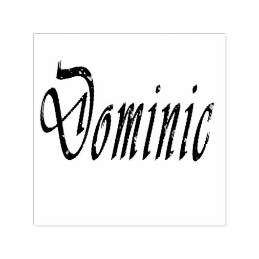 Dominic, naam, Logo, Zelfinktende Stempel (Design)
