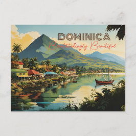 DOMINICA Adembenemend mooi BRIEFKAART