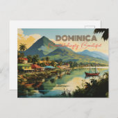DOMINICA Adembenemend mooi BRIEFKAART (Voorkant / Achterkant)