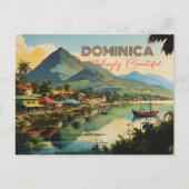 DOMINICA Adembenemend mooi BRIEFKAART (Voorkant)