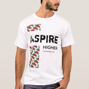 Dominica ASPIRE HOGER Christelijke scripts T-shirt