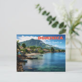 DOMINICA AVONTUUR WACHT BRIEFKAART (Staand voorkant)