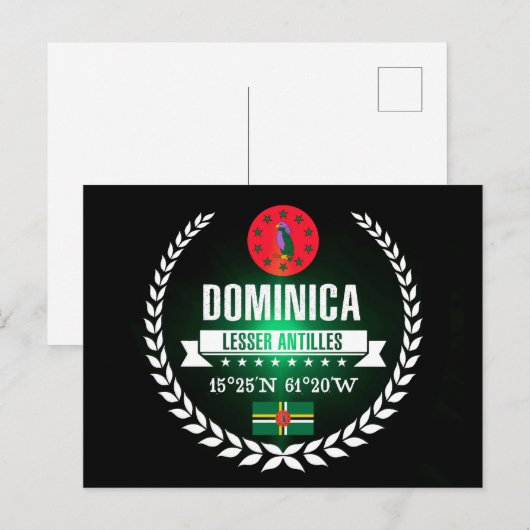 Dominica Briefkaart (Voorkant / Achterkant)
