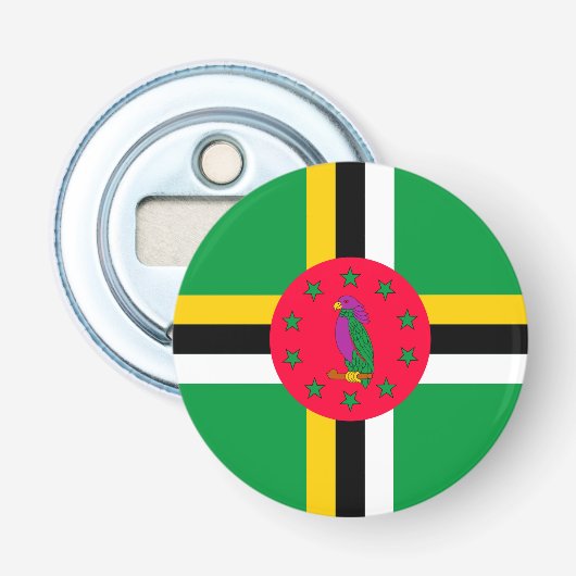 Dominica Button Flesopener (Voorkant)