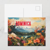 DOMINICA De essentie van de tropen Briefkaart (Voorkant / Achterkant)