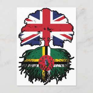 Dominica Dominican - Brits - Groot - Brittannië - Briefkaart