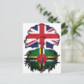 Dominica Dominican - Brits - Groot - Brittannië - Briefkaart (Staand voorkant)