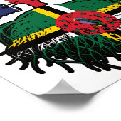 Dominica Dominican - Brits - Groot - Brittannië - Poster (Hoek)