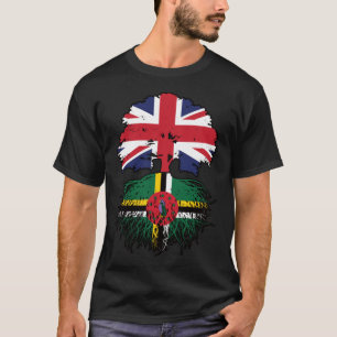 Dominica Dominican - Brits - Groot - Brittannië - T-shirt
