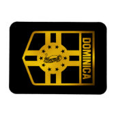 Dominica Emblem Magneet (Horizontaal)