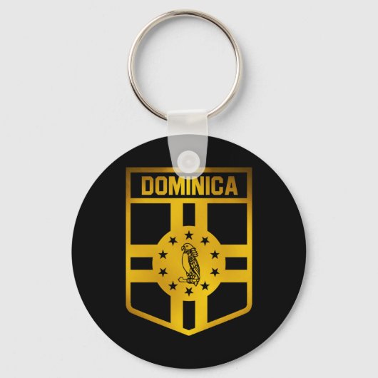 Dominica Emblem Sleutelhanger (Voorkant)