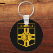 Dominica Emblem Sleutelhanger (Voorkant)