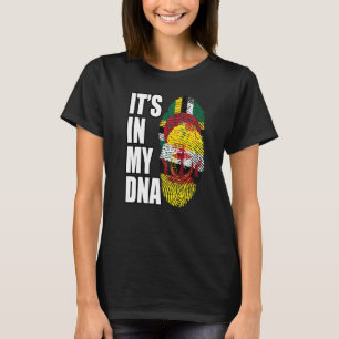 Dominica en Bruneise Mix DNA Flag Erfgoed T-shirt