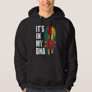 Dominica en Kameroense Mix DNA-vlaggenwerelderfgoe Hoodie