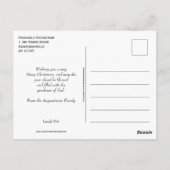 DOMINICA Festive Pudding-kerstBriefkaart Briefkaart (Achterkant)