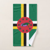 Dominica Flag Bad Handdoek (Handdoek)