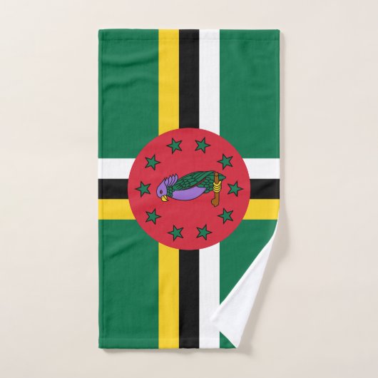 Dominica Flag Bad Handdoek (Handdoek)