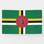 Dominica flag Banner (Horizontaal)