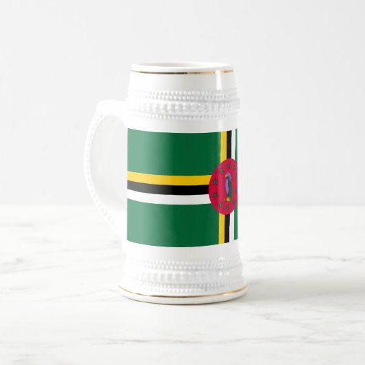Dominica Flag Bierpul (Voorkant links)