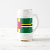 Dominica Flag Bierpul (Voorkant rechts)