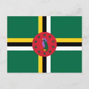 Dominica Flag Briefkaart