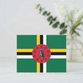 Dominica Flag Briefkaart (Staand voorkant)