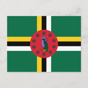 Dominica Flag Briefkaart