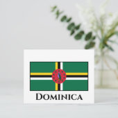 Dominica Flag Briefkaart (Staand voorkant)