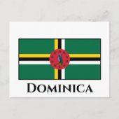 Dominica Flag Briefkaart (Voorkant)