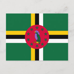 Dominica Flag Briefkaart