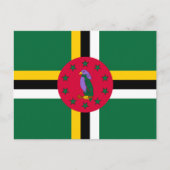 Dominica Flag Briefkaart (Voorkant)