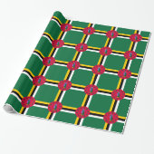 Dominica Flag Cadeaupapier (Uitgerold)