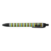 Dominica Flag Cute Patriotic Zwarte Inkt Pen (Bodem)