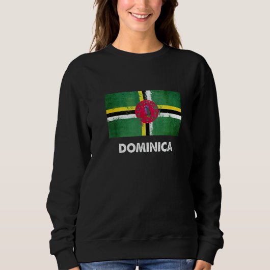 Dominica Flag  Dominican  2 Trui (Voorkant)