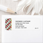 DOMINICA FLAG | Etiket retouradres Sticker (Insitu)