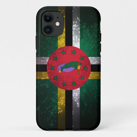 Dominica Flag Fireworks Case-Mate iPhone Case (Achterkant)